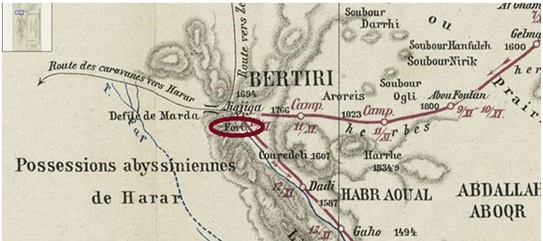 Ten forts in Addis and six in Hararge: of advanced military might, on the emplacement of Barara, capital