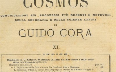 Spedizione di O. Antinori, O. Beccari, A. Issel nel Mar Rosso e sulle falde nord dell’Abissinia (1870-1872) (1) Relazione preliminare di Guido Cora 1876