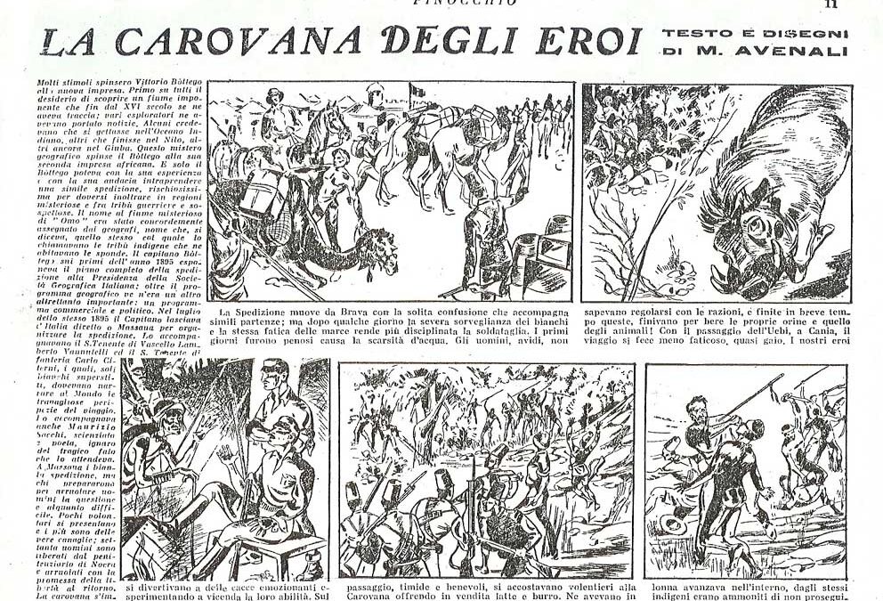 Vittorio Bottego a fumetti